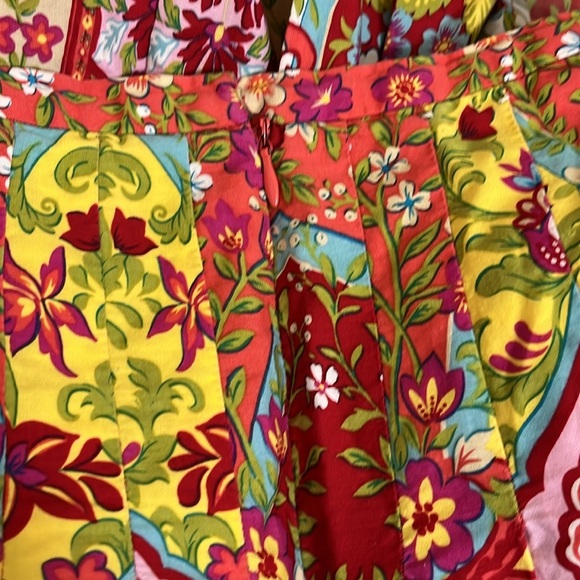 Jones Wear Jeans Floral Colorful Spring Cotton Skirt - Picture 7 of 9